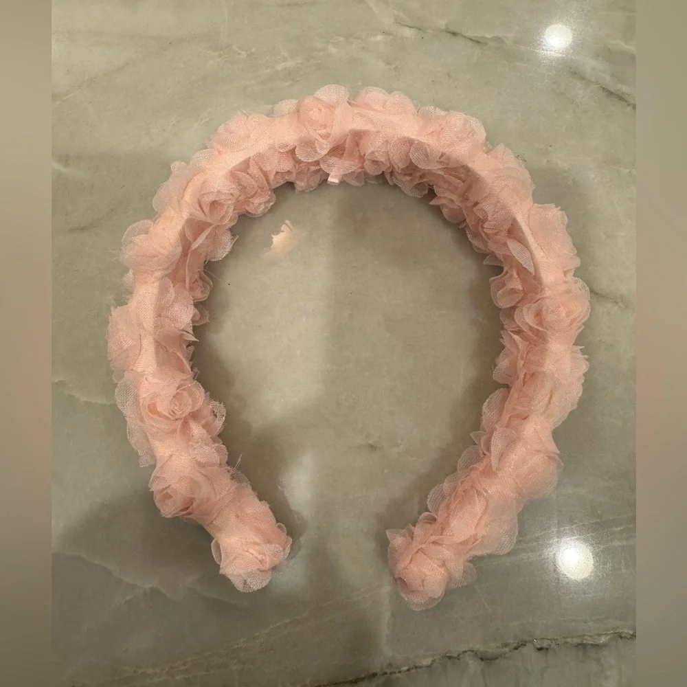 Zara pink BALLERINA COSTUME FLORAL HEADBAND